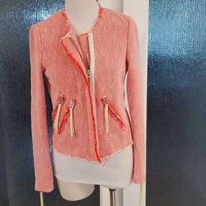 Rebecca Taylor Neon Tweed Jacket